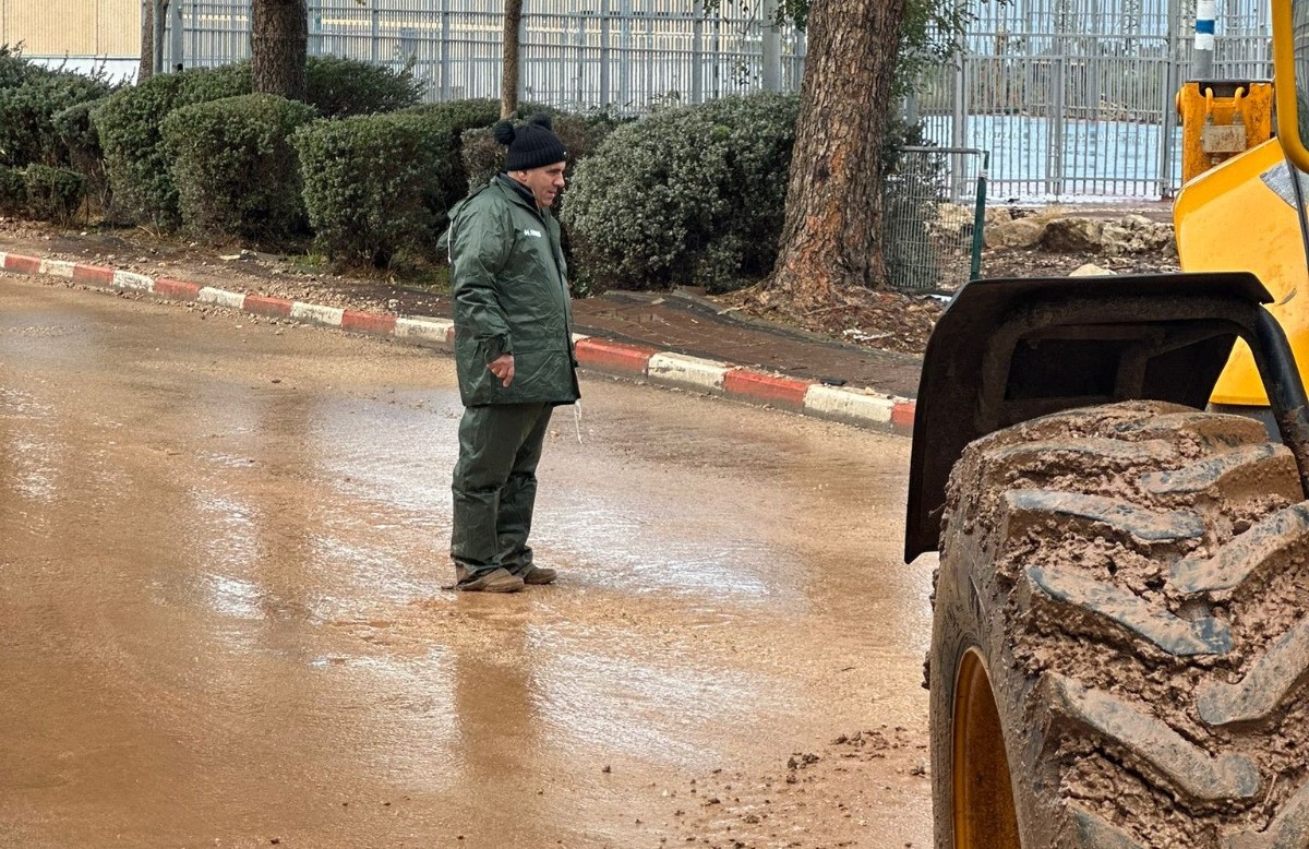 סוף שבוע של מזג אוויר סוער והצפות בטירת כרמל